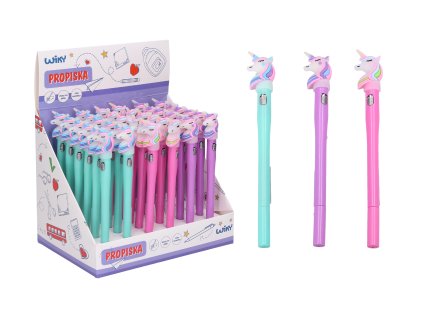 Pero s ozdobou se světlem Jednorožec