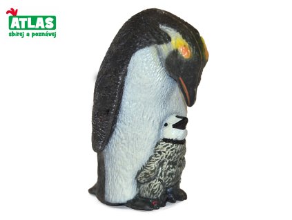 A - Tučňák a mládě 6 cm