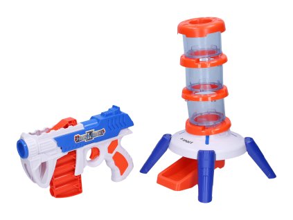 Pistole na pěnové náboje věž s terči