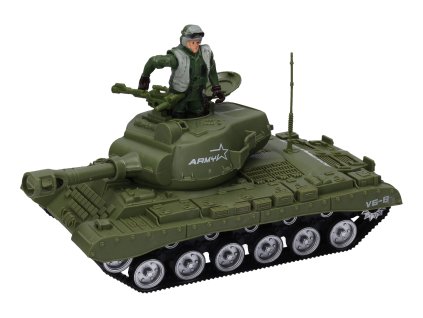 Tank s vojákem 26 cm
