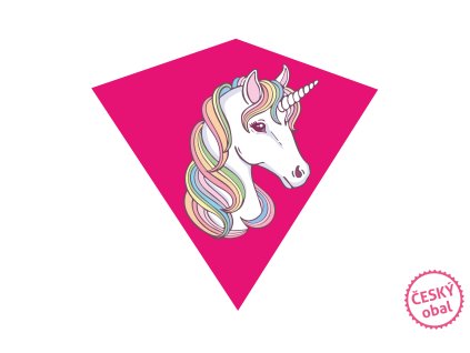 Létající drak jednorožec 68 x 73 cm - Český obal