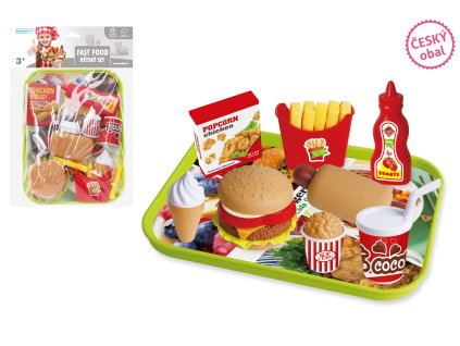 Občerstvení Fast Food s táckem - český obal
