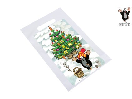 Taška Krtek "S"20,5x34 cm VÁNOCE