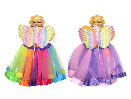 Set karneval - víla barevná