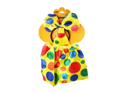 Set karneval - myška puntíky barevné