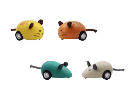 Zvířátko jezdící dřevěné 10 cm