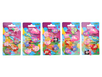 Sponky/záložky mořská panna, 6ks