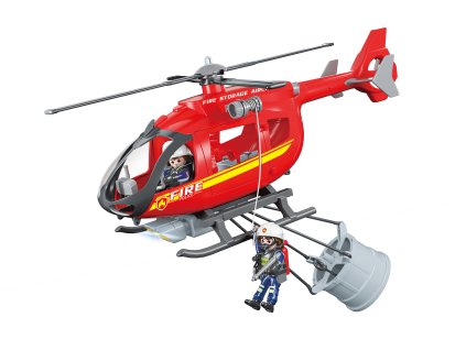 Helikoptéra hasiči s efekty 38cm
