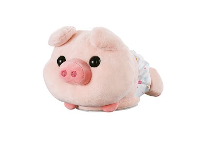 Prasátko opakující a jezdící s efekty 20 cm