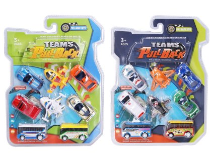 Dopravní prostředky 8 ks 7 cm