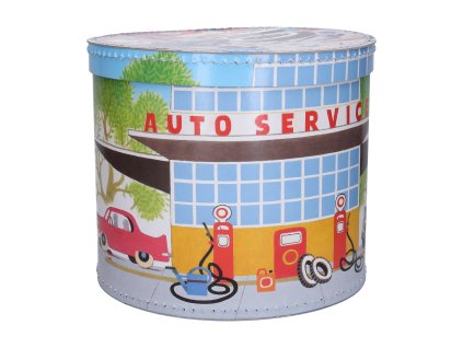 Krabice kulatá Krtek 30 cm