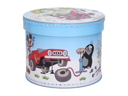 Krabice kulatá Krtek 20 cm