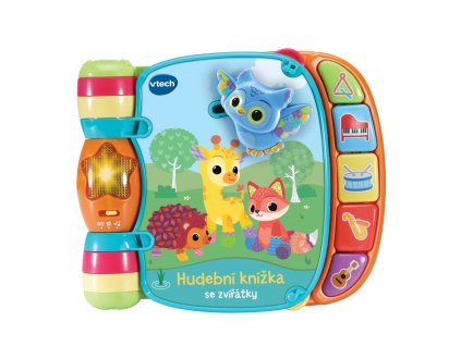Vtech Hudební knížka se zvířátky CZ
