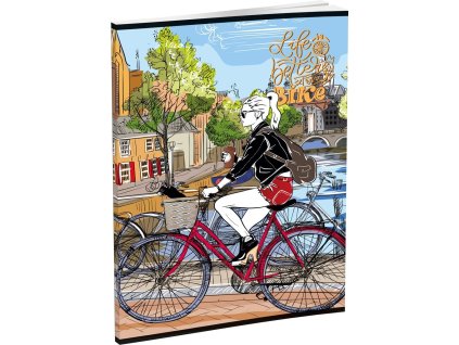 Záznamová kniha LUX A5 96 listů, linkovaná, mix 16 motivů