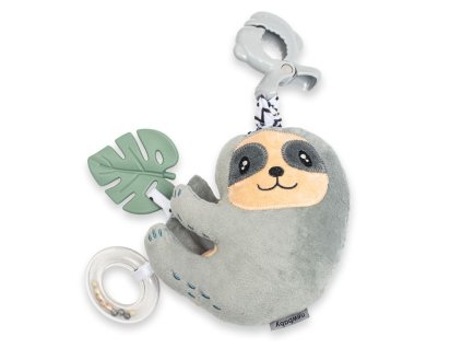 Lenochod plyš s klipem New Baby Sloth 15cm