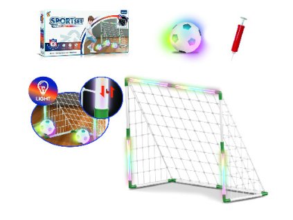 Fotbal set se světelnými efekty 88 x 68 cm
