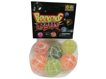 Hop koule barevné set 6ks 3 cm