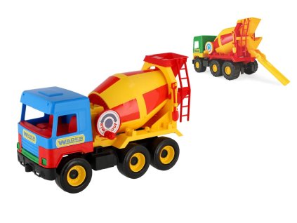 Auto middle Truck domíchávač plast 39cm Wader v sáčku