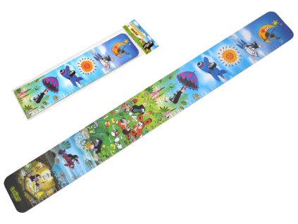 Metr Krtek na zeď 90cm papír/karton v sáčku