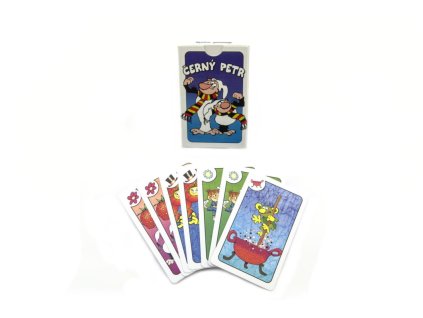 Černý Petr Pojď s námi do pohádky společenská hra - karty v papírové krabičce 6x9x1,5cm