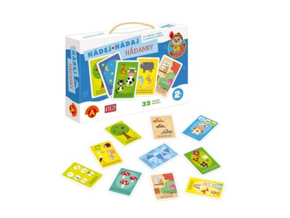 Poznávání pro nejmenší - Hádej hádanky naučná hra v krabici 28x19x5cm
