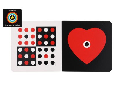 Kniha Bábätko vidí - Úplne prvá knižka SK verzia 15x15cm 0m+