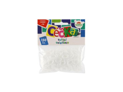 Céčka svítící 150 ks plast v sáčku
