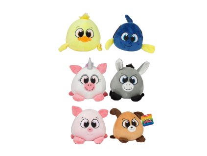 Zvířátko plyšové 17x20cm 6 druhů 24m+