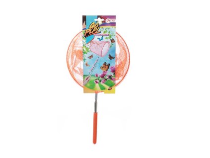 Síťka na hmyz teleskopická kov/látka 65cm průměr 20cm 4 barvy