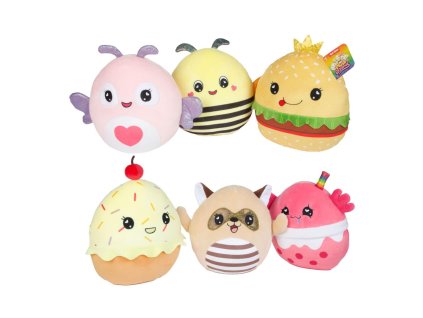 Zvířátko/Jídlo plyšové 21x25cm 6 druhů