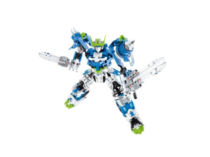 MECHANICAL MASTER - Stavebnice Bojový robot modrý 941 ks