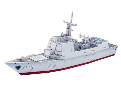 RoboTime 3D dřevěná skládačka Útočná loď Destroyer