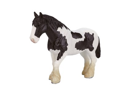 Mojo Clydesdalský kůň černo-bílý