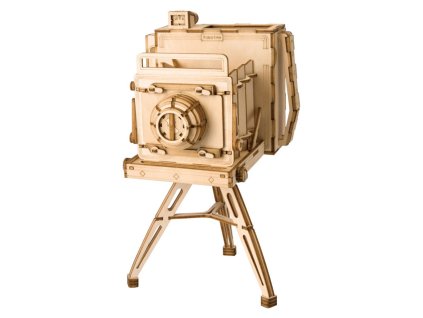 RoboTime 3D dřevěná skládačka Historický fotoaparát