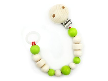 Hess Klips na dudlík světle zelený