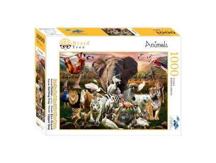 Brain Tree Puzzle Zvířata 1000 dílků