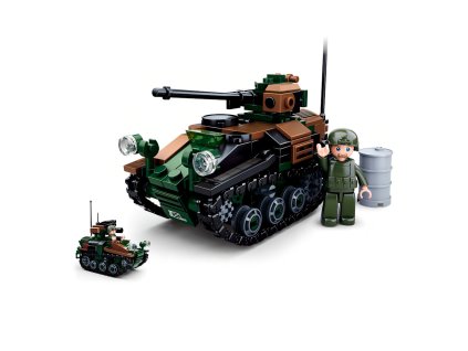 Sluban Model Bricks M38-B0750 Malý tank Wiesel AWC 2v1