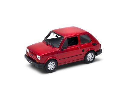 Welly Fiat 126p Maluch 1:21 červená