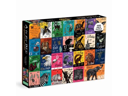 Mudpuppy Puzzle Abeceda v překladu 1000 dílků