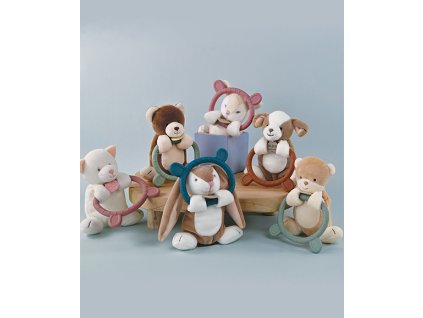 Doudou Plyšová hračka s kousátkem HOULAHOP 1 ks