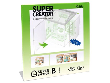 RoboTime Kryt na miniatury domečku Dveře proti prachu B