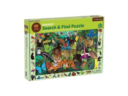 Mudpuppy Puzzle Hledání v deštném pralese
