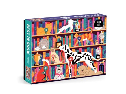 Galison Puzzle Mazlíčci na výstavě 1000 dílků