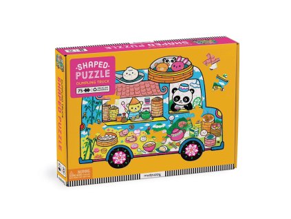 Mudpuppy Puzzle ve tvaru minibusu s občerstvením