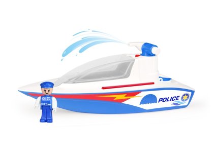 Lena Loď policie s pumpou