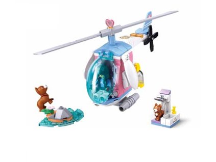 Sluban Metropolis M38-B1212B Záchranný vrtulník pro domácí mazlíčky