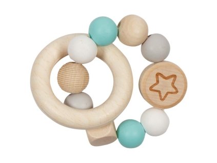 Goki Hmatový motorický kroužek Hvězdička tyrkys