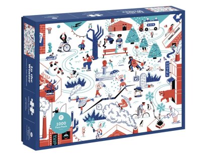 Chronicle Books Puzzle V zimě 1000 dílků