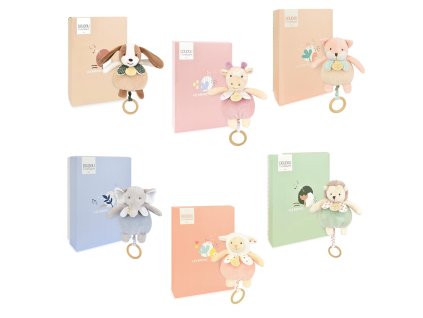 Doudou Plyšové zvířátko hrající melodii 20 cm 1 ks