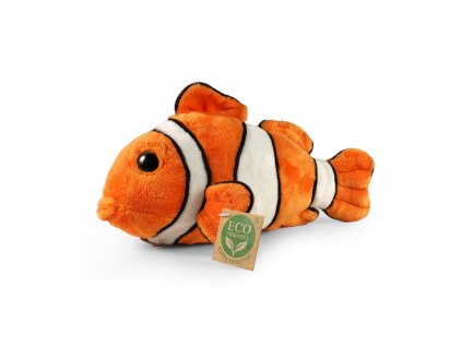 Rappa Plyšová ryba klaun očkatý 25 cm ECO-FRIENDLY